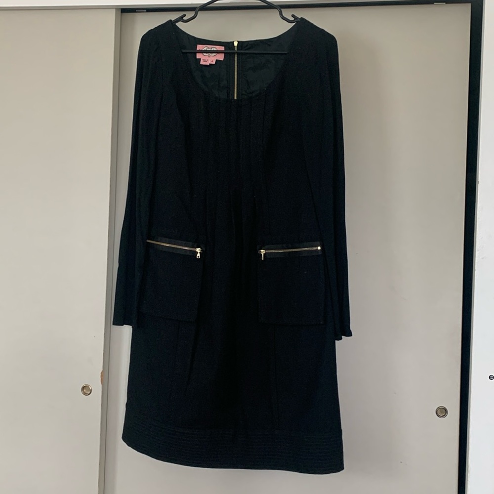 Anthro Phoebe Couture black dress size 4